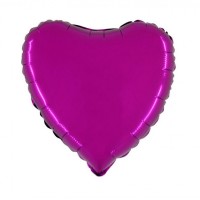 Folieballon Hart 46 cm Violet