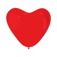 Latex ballonnen hart 30cm 10 st. Rood