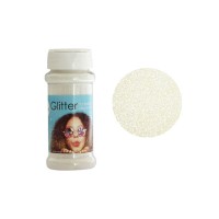 Decoratie Glitter 100 gr Wit