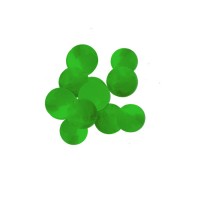 Folie confetti rond 2 cm 100 gr Groen