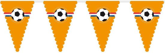Slinger XL vlaggenlijn - oranje voetbal