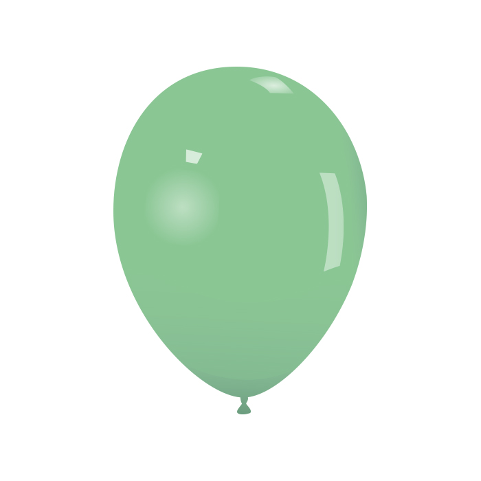 Latex ballonnen pastel 33 cm 100 st. - Mint Groen