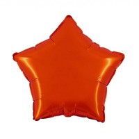 Folieballon ster 46 cm Oranje