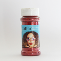 Decoratie Glitter 100 gr Rood