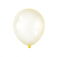Latex ballonnen clear 12 cm 100st. Geel