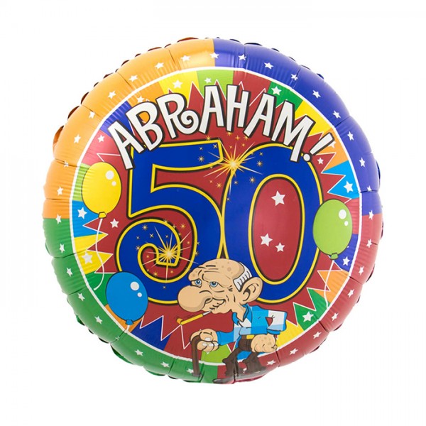 Folie ballon Abraham 46cm