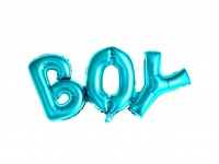 Folie Script Boy blauw 67 cm x 29 cm