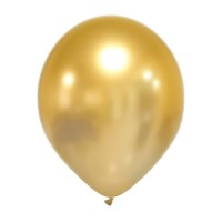 Latex ballon Titanium 32 cm 100.st Goud