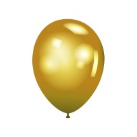 Latex ballonnen Titanium 30 cm 25st. Goud