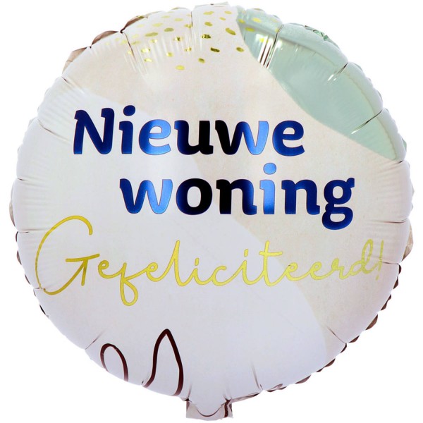 Folie ballon nieuwe woning 45cm
