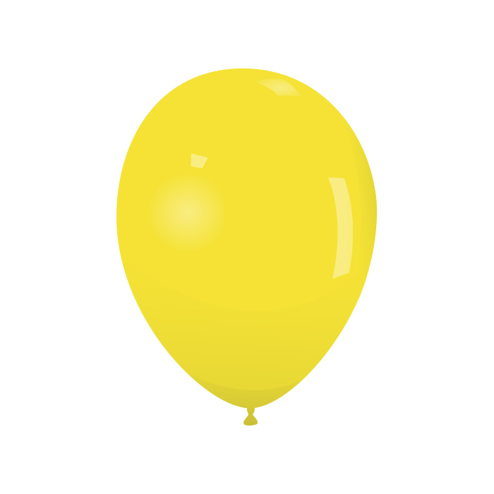 Latex ballonnen 26 cm 100 st. - Geel