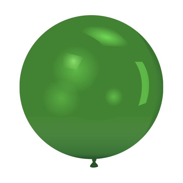 Latex ballonnen metallic 48 cm 50 st. - Groen
