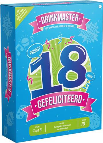 Drinkmaster spel - 18 jaar