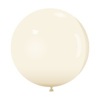 Latex ballon pastel (80 cm) Transparant