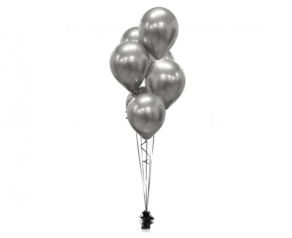 Latex ballonnen Platinum 30 cm 50st.