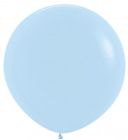Latex ballon Pastel Matte Sempertex 24 inch 1 st. Baby Blauw