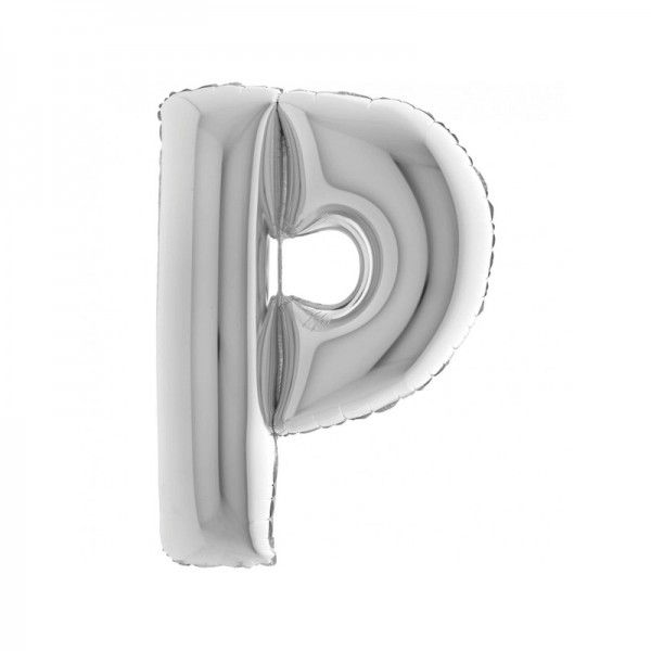 Folieballon letter P 100 cm