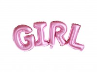 Folie Script Girl roze 74 cm x 33 cm
