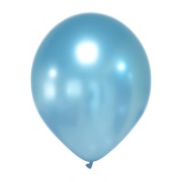 Latex ballon Titanium 32 cm 100.st Licht Blauw