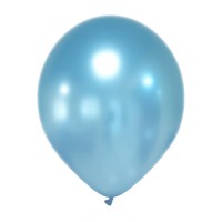 Latex ballon Titanium (12 cm) Licht Blauw