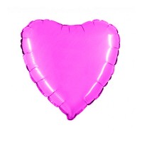 Folieballon Hart 46 cm Roze