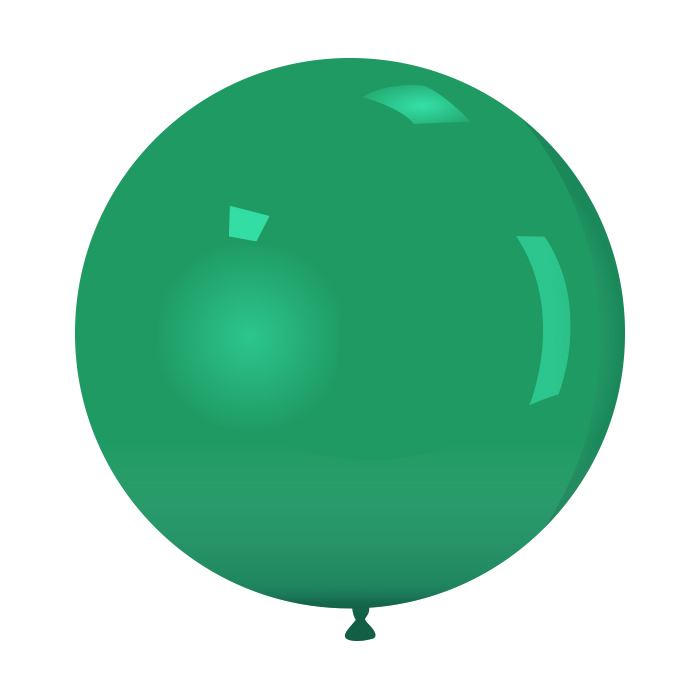 Latex ballonnen 48 cm 5 st. - Donker Groen