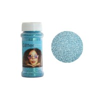 Decoratie Glitter 100 gr Baby Blauw