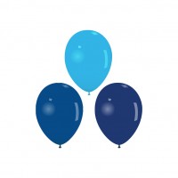 Latex ballonnen mix 30 cm 20 st. Blauw