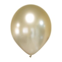 Latex ballon Titanium (12 cm) Licht goud