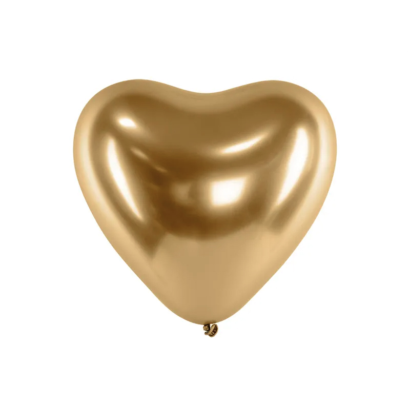 Latex ballonnen titanium hart 30cm 50 st. - Goud