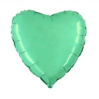 Folieballon Hart 46 cm Licht Groen
