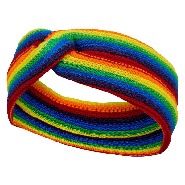 Party Gebreide Hoofdband Rainbow