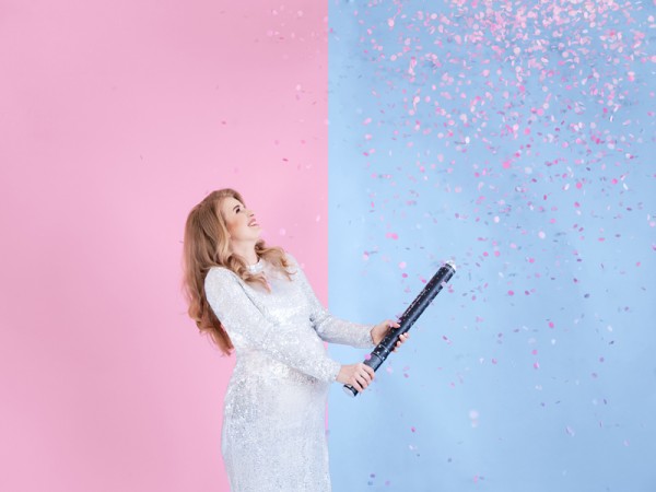 Confetti cannon gender reveal 60 cm