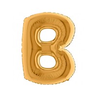Folieballon Letter B 100 cm Goud