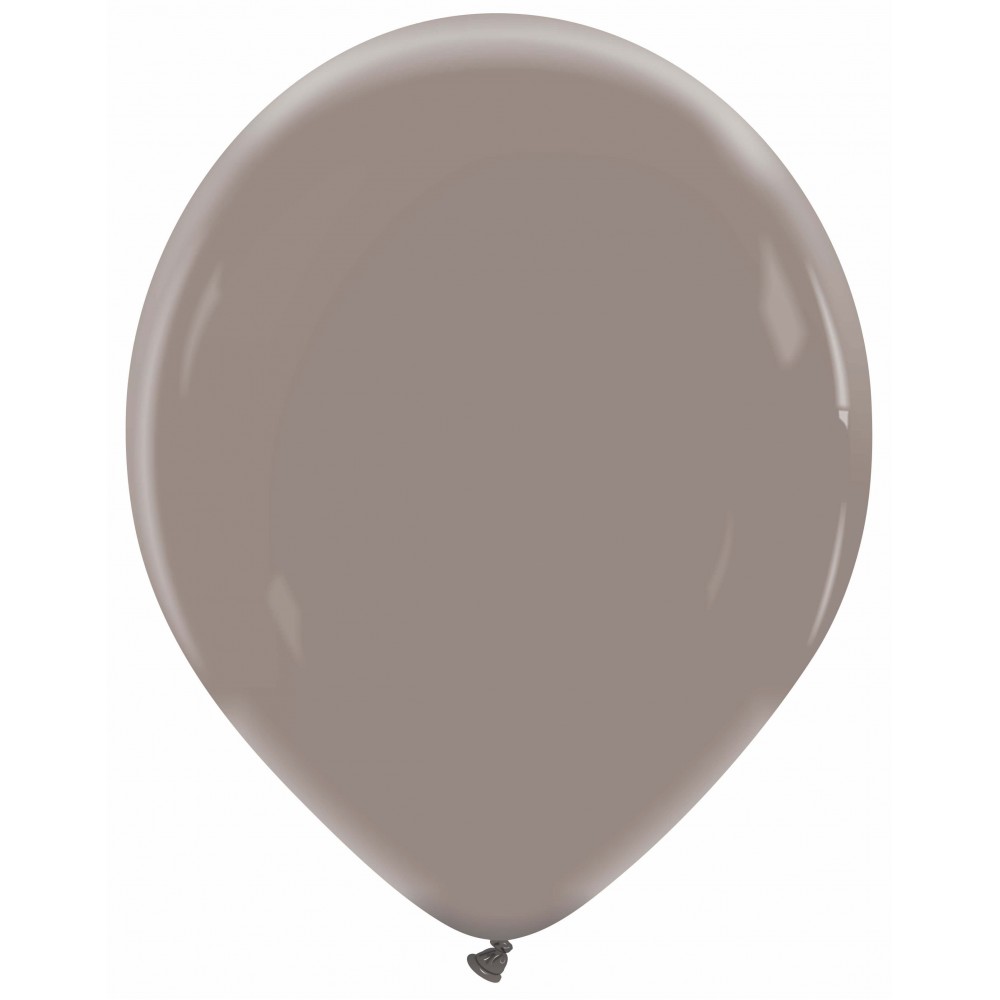 Latex ballonnen premium 32cm 100 st. - Lead grey