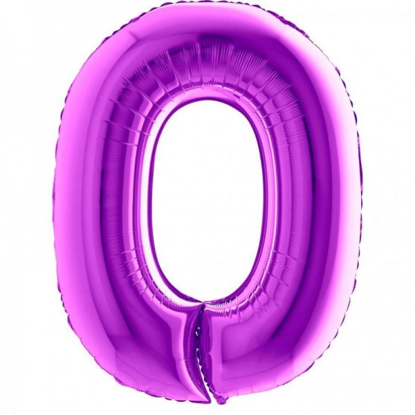 Folieballon Cijfer 0 100 cm