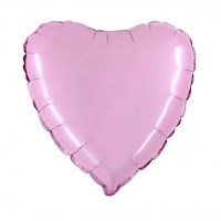 Folieballon Hart 46 cm Baby Roze