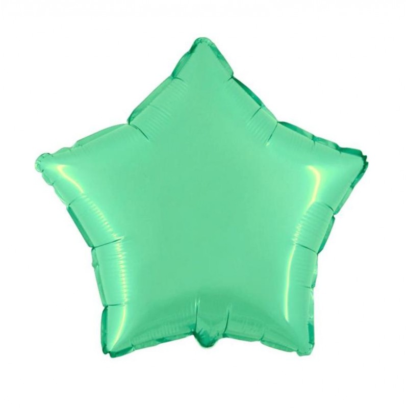 Folieballon ster 46 cm - Licht Groen