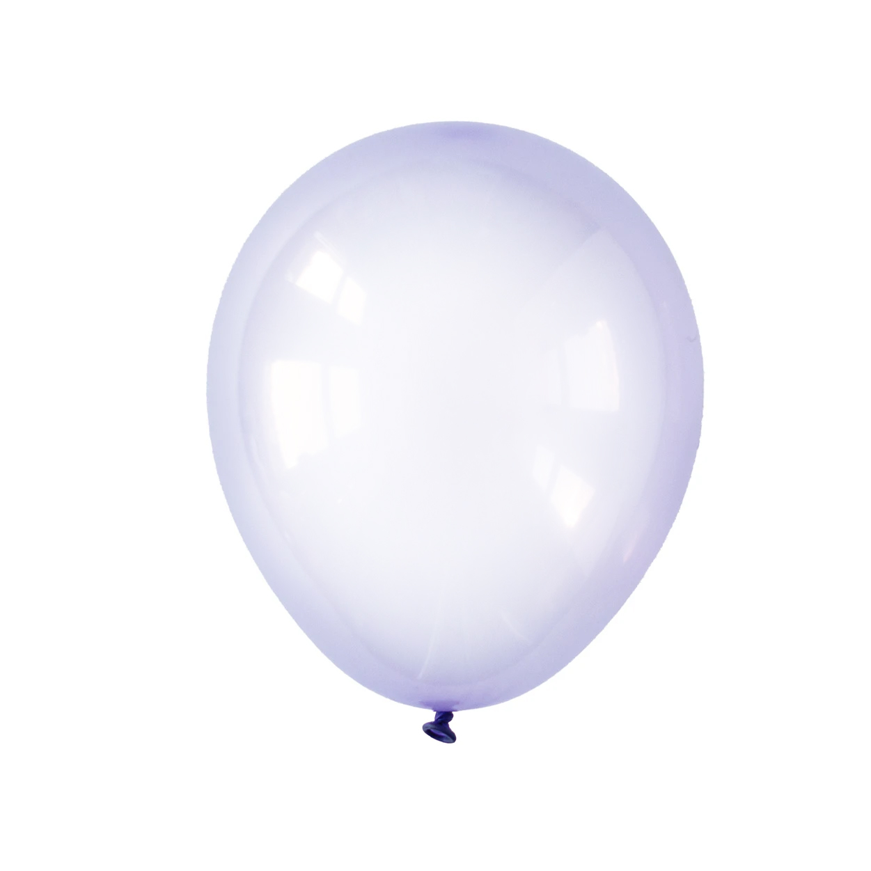 Latex ballonnen clear 32 cm 25 st. - Lavendel Paars