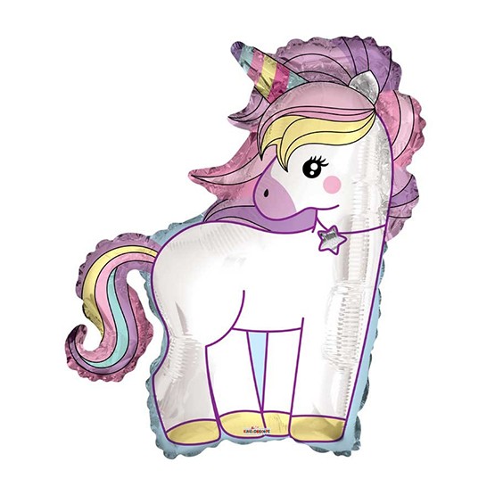 Folieballon unicorn (91 cm)