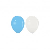Latex ballonnen mix 30 cm 20 st. Baby Blauw