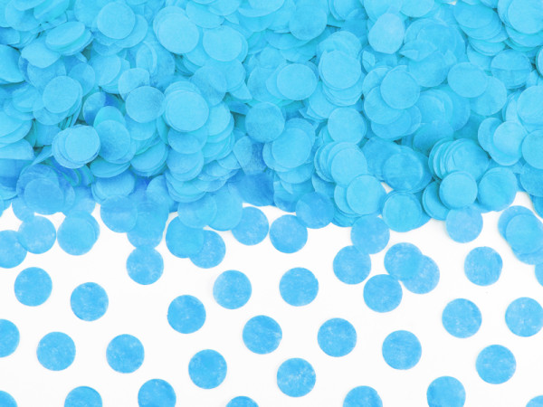 Papier confetti rond 1.6 cm 15 gr - Blauw