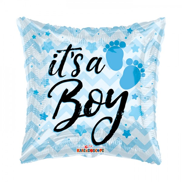 Folie ballon It's a boy footprints, 46cm