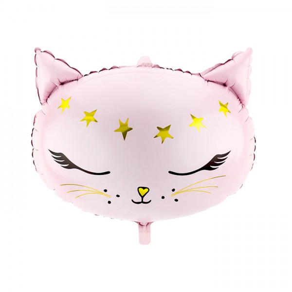 Folieballoon kat (48 x 36 cm)