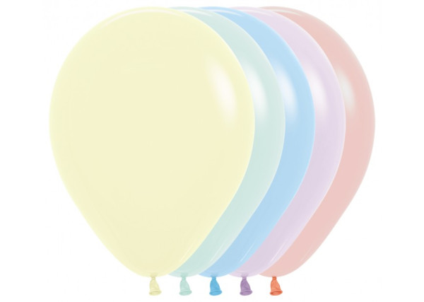 Latex Ballonnen Pastel Matte 30cm 50st.