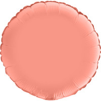 Folieballon Satin Rond 46 cm Rosé Goud