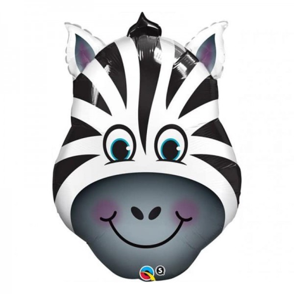 Folieballon zebra (81 cm)