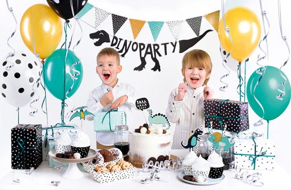 Decoratie feest box dino birthday
