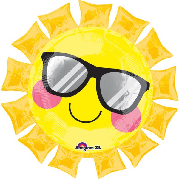 Folieballon supershape Fun in the Sun, 68 cm, retail