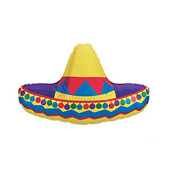 Folieballon sombrero Mexico (86 cm)